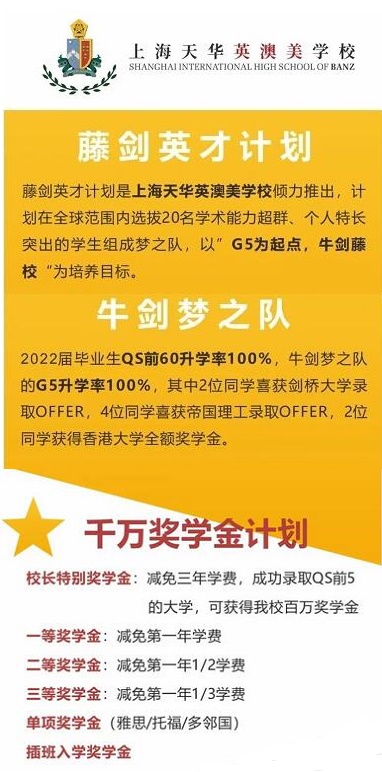 上海英澳美學(xué)校牛劍夢(mèng)之隊(duì)招生有什么要求？